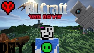 day 1 100 days in Hardcore rlcraft [upl. by Errot]