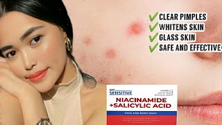 dr sensitive niacinamide  salicylic acid soap  kumain kami sa daega korean restaurant [upl. by Vala]