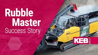 Rubble Master A Customer Success Story  KEB Automation [upl. by Royall]