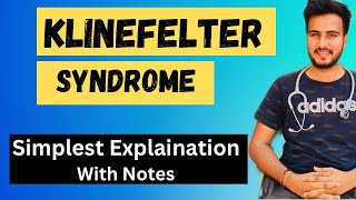 Klinefelter Syndrome in HindiSymptomsCausesTreatment AnuragSainiMBBS [upl. by Saxon]