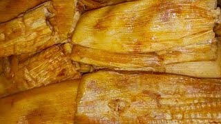 COMO HACER TAMALES DE PUERCO EN SALSA ROJA MUY RICOS [upl. by Idnar]