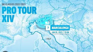 Marcialonga 2023 last hillMens top 20 marcialonga italy [upl. by Mathi251]