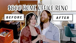 Home Office Makeover  EMOTIONAL 800 Industrial Mini Reno [upl. by Girovard]