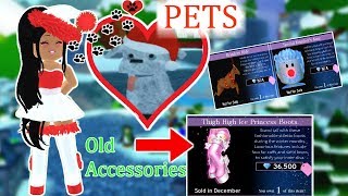 PETS🐾 FERRIS WHEELSOLD WINTER ACCESSORIES ARE COMING TO ROYALE HIGH CHRISTMAS [upl. by Osy205]