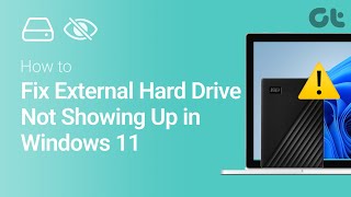 How to Fix External Hard Drive Not Showing Up in Windows 11 [upl. by Nimoynib]