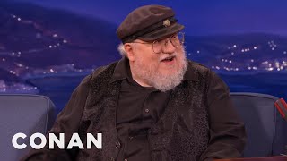 George R R Martin The quotGame Of Thronesquot Showrunners Are More Bloodthirsty Than Me  CONAN on TBS [upl. by Anitnauq]