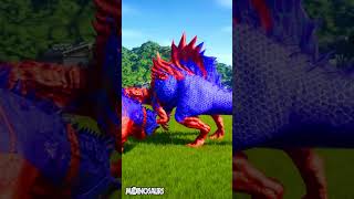 Red Giganotosaurus Trex Spinosaurus Epic Battle of Jurassic Giants  Who Will Emerge [upl. by Dyolf349]