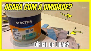 ACABA COM UMIDADE NO RODAPÉ Massa SECA PAREDE MACTRA vale a pena [upl. by Naman]