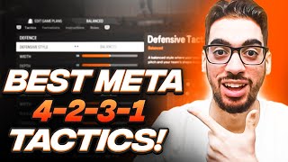 INSANE AI MOVEMENT 200 META 4231 FORMATION amp CUSTOM TACTICS  FC 24 ULTIMATE TEAM [upl. by Orit]