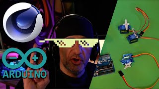 Controlling Servos from Cinema 4D using an Arduino [upl. by Tterb495]