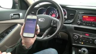 Pairing a Bluetooth iPhone to a Kia OptimaRioSportageRondo [upl. by Dnalro]