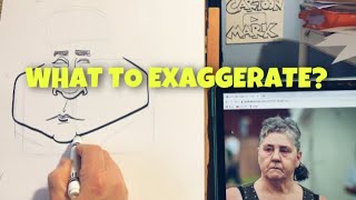 HOW TO KNOW WHAT TO EXAGGERATE DRAWING CARICATURES [upl. by Towbin]