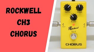 Rockwell chorus pedal ch3 sample sound [upl. by Ertnod983]