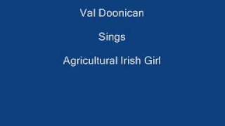 Agricultural Irish Girl  Val Doonican  Lyrics Underneath [upl. by Ynwat]