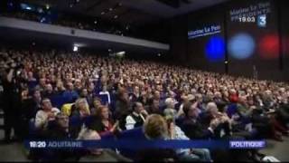 Reportage au sujet du Meeting Marine Le Pen en Aquitaine [upl. by Odlonra]