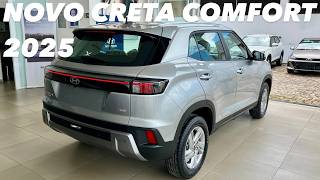 Avaliação Novo Hyundai Creta Comfort 10 TGDI 2025  Novo Creta em detalhes [upl. by Anjela]