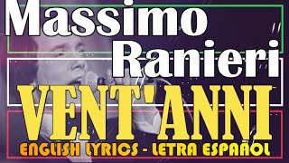 VENTANNI  Massimo Ranieri 1970 Letra Español English Lyrics Testo italiano [upl. by Akcired]