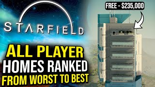 Starfield  All Player Homes RANKED From Worst To Best and Their Locations [upl. by Eelaras]