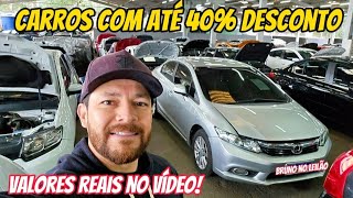 TUDO ABAIXO DE R 45000 tem CIVIC CAPTUR VELOSTER e muito mais nesse LEILÃO [upl. by Heigl]