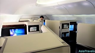 Korean Air 7478 First Class Kosmo Suite Seoul to Hong Kong [upl. by Sparhawk]