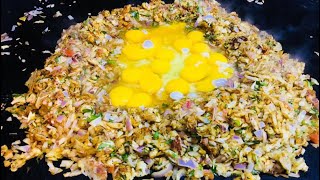 Kottu Parotha with 16 EGGS  Best Street Food  Amazing Parotha with Egg [upl. by Alehcim]