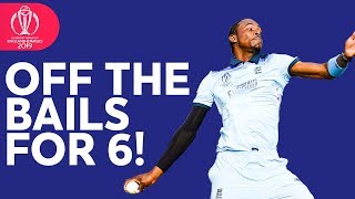 Hits The Bails And Goes For 6  Unbelievable Delivery by Jofra Archer  ICC Cricket World Cup 2019 [upl. by Eiuqram]