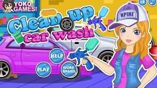 Clean Up Car Wash  Girl Game Online  Full Game HD [upl. by Zetes387]