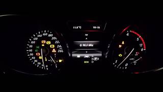 Mercedes Benz ML350 BlueTec Start Up Gauge Sweep [upl. by Dorcia]