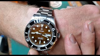 Watch Gang Platinum Unboxing August 2022 IKONIK Oceandiver Tiger Eye [upl. by Berard185]