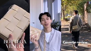 Bottega Veneta Cassette bag review  pros cons and bag details [upl. by Attelahs]