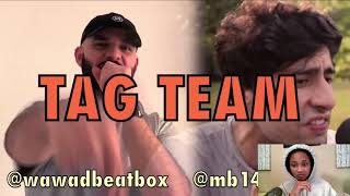 Wawad  Alexhino  Mb14 tag team beatbox reaction [upl. by Kraul]