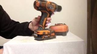 Ridgid 18v drill impact driver combo [upl. by Nananne728]