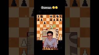 Caruana brilliant move 🤯 chess gothamchess [upl. by Nezah]