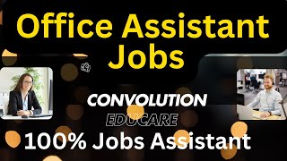 Central Government Contractual Job Office Assistant Job Job Update  Convolution Educare  PK Das [upl. by Flavia]