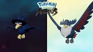 How to Find Murkrow amp Evolve It Into Honchkrow in Pokemon Legends Arceus [upl. by Senior]