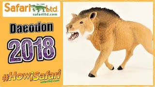 Safari Ltd 2018 Daeodon  HowiSafari NEW Prehistoric Mammal Figure Review [upl. by Leftwich]