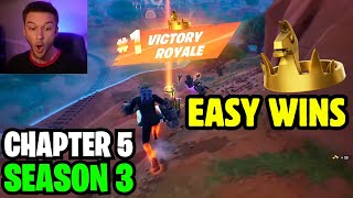 Fortnite Chapter 5 Season 3 HOW TO GET A VICTORY ROYALE [upl. by Eziechiele]