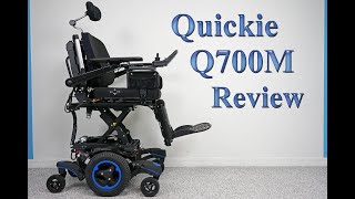 Quickie 700M Mid Wheel Drive Power Chair  Review 3868 [upl. by Eenal]