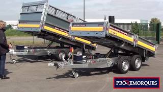 Benne basculante TIPPER 2 de BRIAN JAMES TRAILERS chez PROREMORQUES Douai 59 [upl. by Gally]