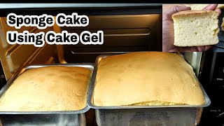 Vanilla Sponge Cake Using Cake Gel  Bakery Style Sponge Cake Using Cake Gel  Vanilla Sponge Cake [upl. by Leandre]