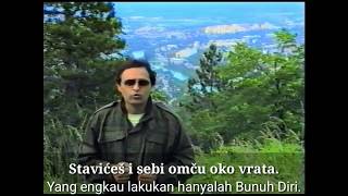 Crni bombarder  Roki Vulovic  Lyrics  Sub Indo [upl. by Ellekcir]