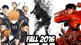 Fall Anime 2016 Preview [upl. by Rekoob]