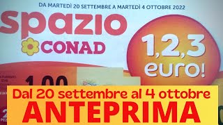 Volantino CONAD dal 20 settembre al 4 ottobre ANTEPRIMA [upl. by Rida]