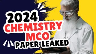 2024 chemistry mcq paper [upl. by Hammond832]