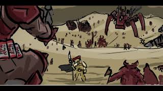 A Custodes In Combat  A Warhammer 40k Webcomic Dub [upl. by Araf]