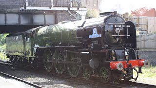 Virtual run behind 60163 Tornado at the Great Central Railway [upl. by Odraner363]