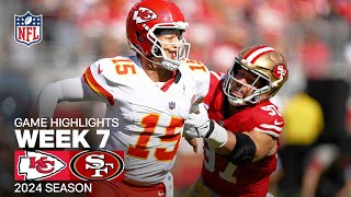 Kansas City Chiefs vs San Francisco 49ers  2024 Week 7 Game Highlights [upl. by Lothaire]