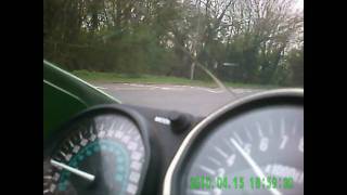 Top Speed In First Gear  Onboard ZX9R [upl. by Adnileb891]