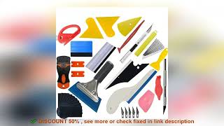 ✔️New Car Vinyl Tint Film Installation Tool Kit Rubber Scraper Magnetic [upl. by Teddie]