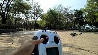 FlyWing H1GPS 450size Huey UH1B twoblade fly and one key return home 一鍵返航 [upl. by Orlantha]